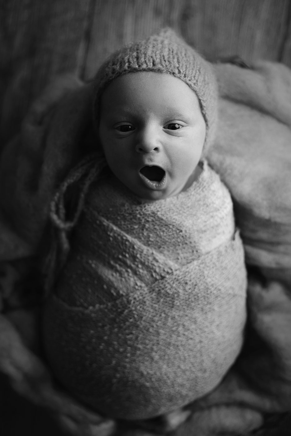 baby yawning