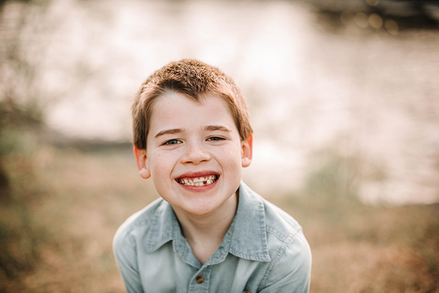 boy missing tooth  | Raleigh Family Photography