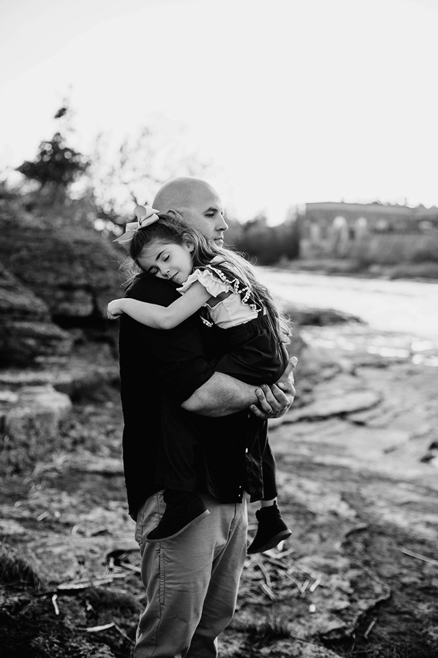girl and daddy | Raleigh Family Photography