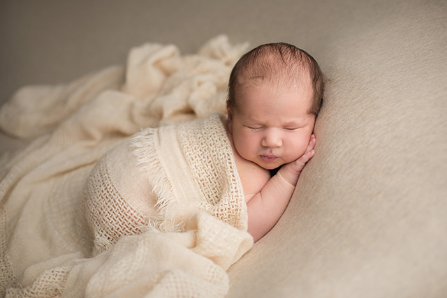 Posed Studio Newborn Photography in Cary