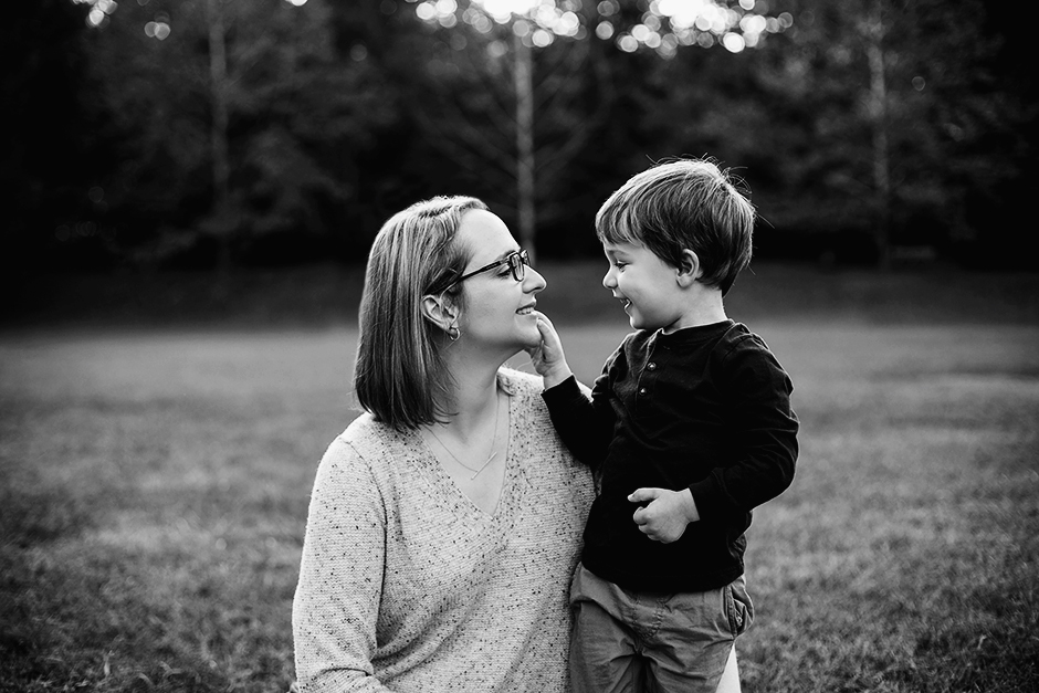 Mother and son photographer at crowder county park apex nc