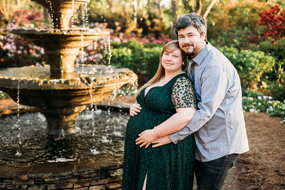 WRAL azalea garden raleigh maternity pictures