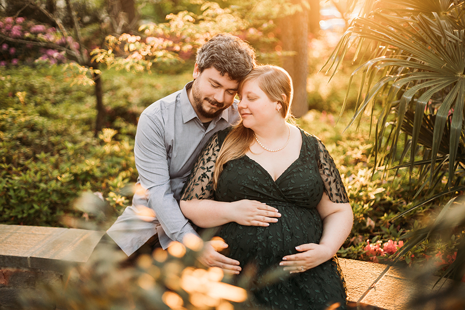 azalea garden raleigh maternity pictures