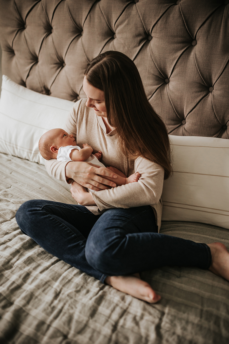 Raleigh In Home Newborn Pictures