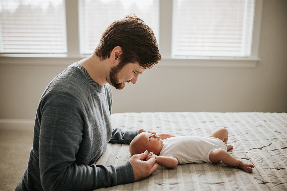 Raleigh In Home Newborn Pictures