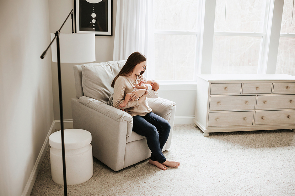 Raleigh In Home Newborn Pictures