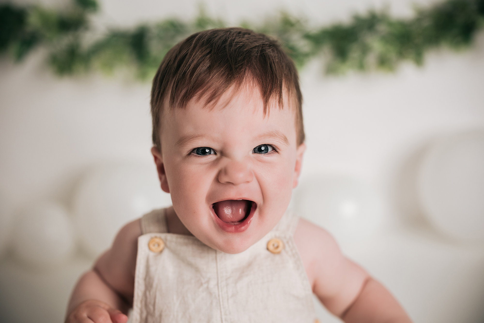 cary baby photographer Laura Karoline phography, baby smiling