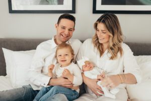 in-home lifestyle newborn cary photographer